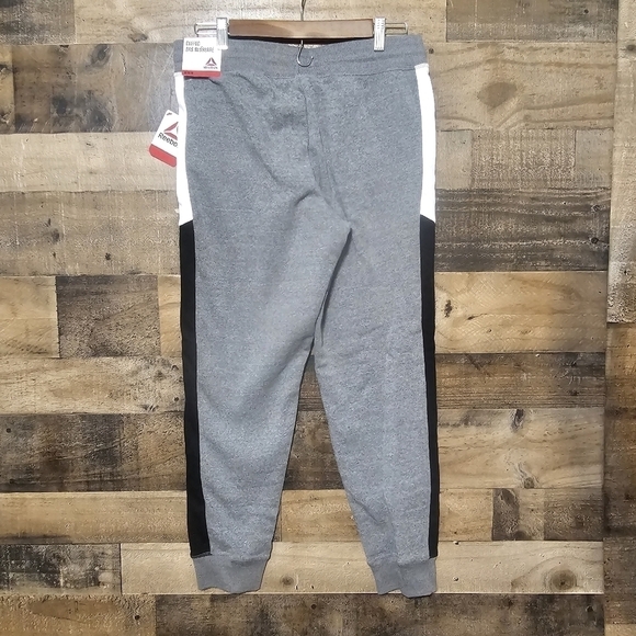 New Reebok women color block fleece Jogger Size M - Picture 6 of 8